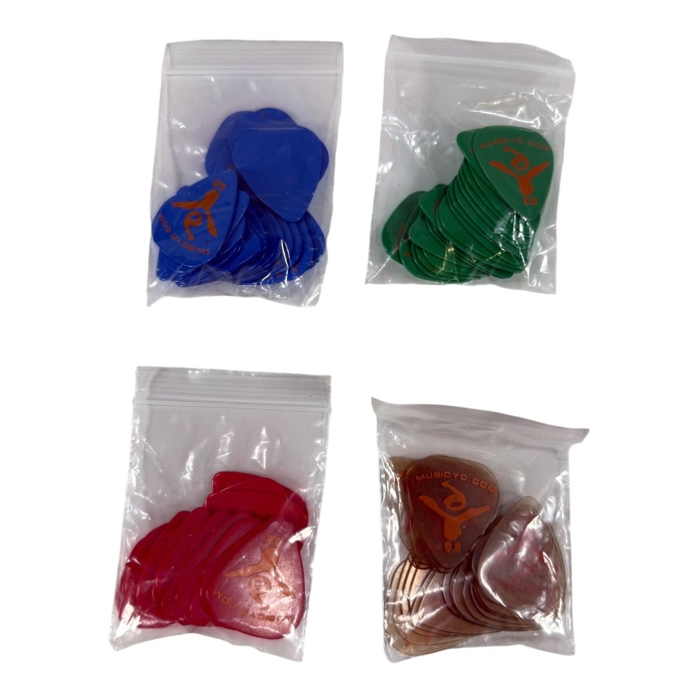 VTG New MusicYo Gibson Guitar Picks Teardrop Lot Multicolor 0.8mm Medium Rock